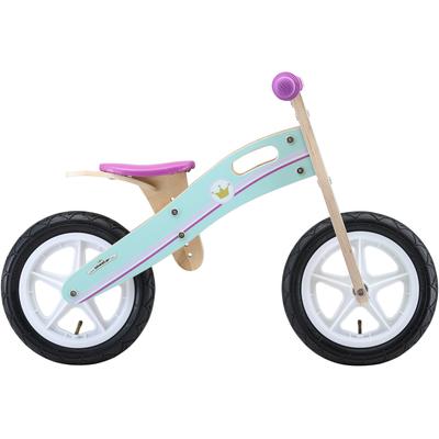 Laufrad BIKESTAR "Holz", blau (türkis), Laufräder, Kinder