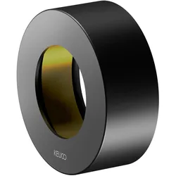 KEUCO Verlängerungs-Rosette für Ventile Unterputz, Rosettenform rund, 59551370281, Farbe: Schwarz Matt
