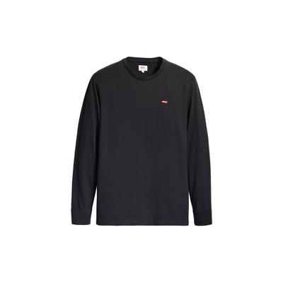 Sweatshirt LEVI'S "Sweatshirt LS Original Housemark Tee 1er Pack", Herren, Gr. M, schwarz, Obermaterial: 100% Baumwolle CO., Sweatshirts Sweatshirt