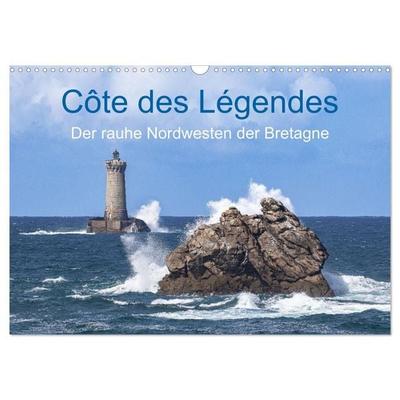 Cote des Legendes - Der rauhe Nordwesten der Bretagne (Wandkalender 2027 DIN A3 quer), CALVENDO Monatskalender