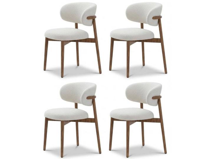 Xlmoebel Sitzgruppe Luxuriöser Stuhl Set Designer 4x Polsterstühle Esszimmerstühle