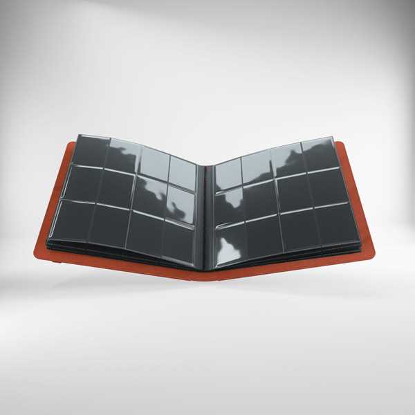 Gamegenic Prime Album: 24-Pocket - Red for Collectible Cards, Red Nexofyber Surface, Card Album