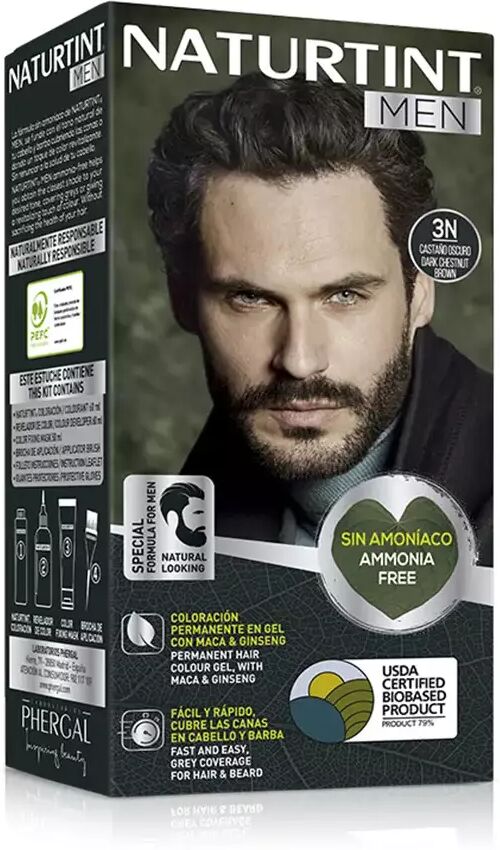 Naturtint Men Ammonia-Free Hair Dye 1 Unit 3N Dark Chestnut