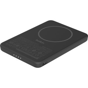 Belkin Powerbank BoostCharge 5K, schwarz, 5000mAh, USB-C, MagSafe, Ladeleistung 15 Watt
