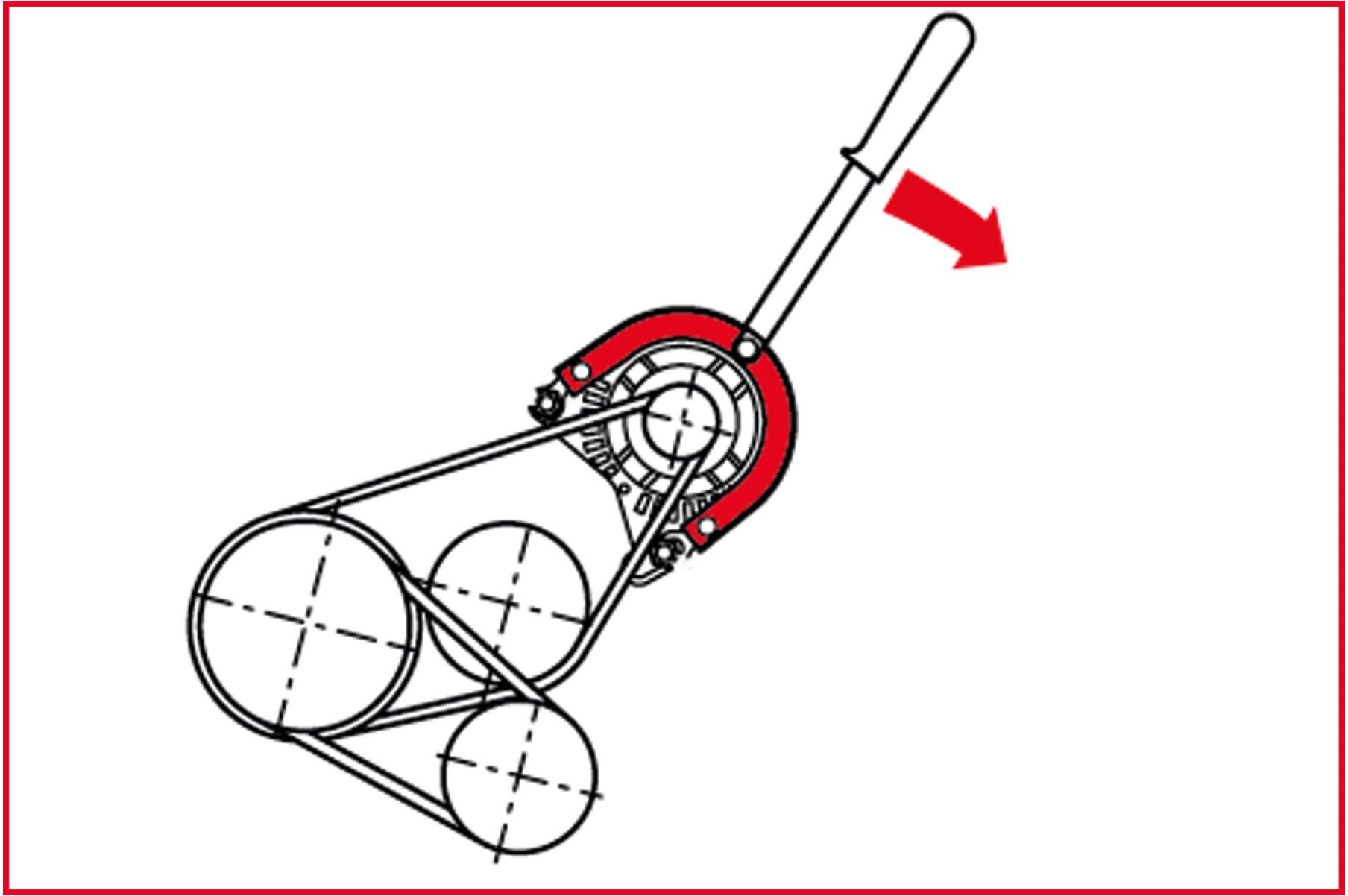 KS Tools 1/2" Lichtmaschinen-Spannschlüssel (150.3037)