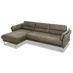 Segmüller Werkstätten Ecksofa Mara01 Mikrofaser Grau