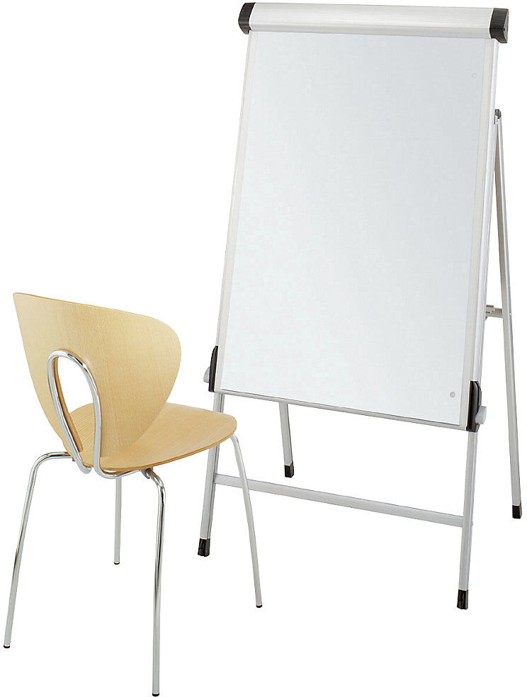 Flipchart, mit Aluminium- / Kunststoffprofil, Tafel-BxH 690 x 1005 mm MAUL