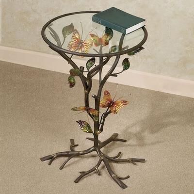 Touch of Class Flight of the Butterfly Accent Table