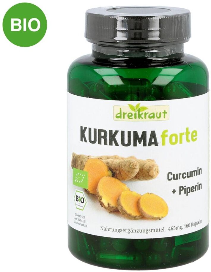 Kurkuma Forte Curcumin+piperin Kapseln 160stk