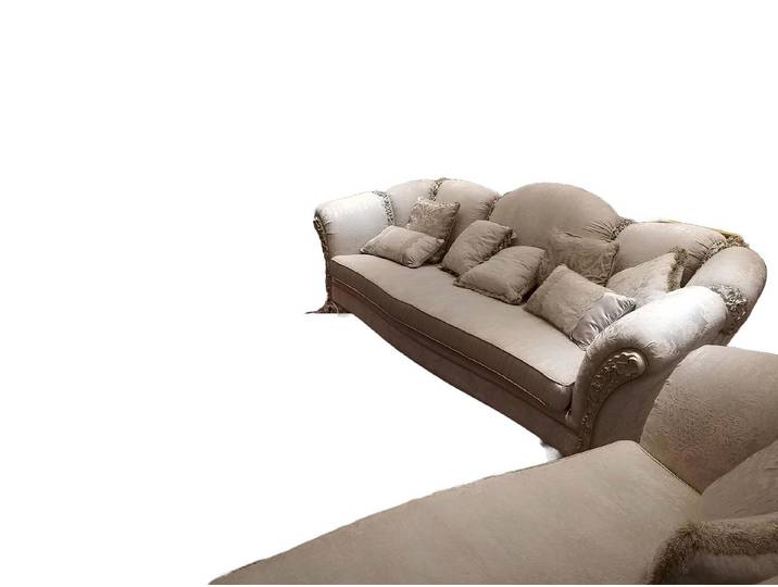 Xlmoebel Couchtisch Eleganter Barock-Rokoko Couchtisch mit kunstvollen Verzierungen (Couchtisch), Hergestellt in Europa