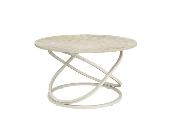 Vicco Couchtisch Calgary, Travertin/Cashmere 79.5 x 79.5 cm