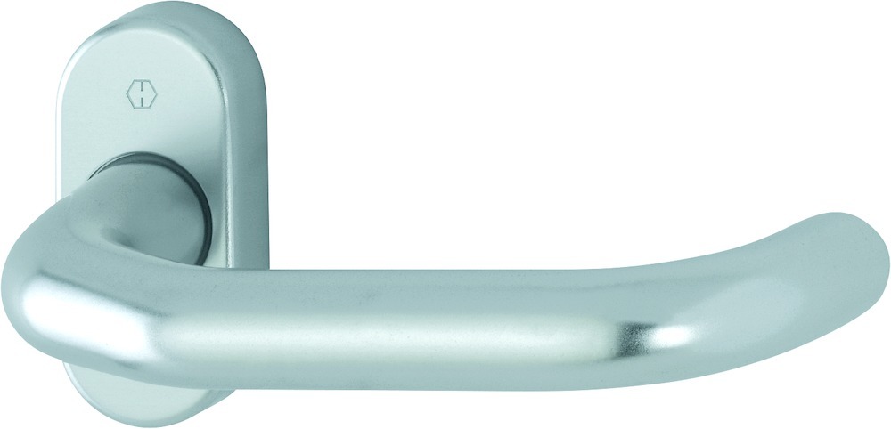 HOPPE FH-Drücker-Halbgarnitur ohne Schlüsselrosette Paris FS-138GF/55, Aluminium 8171456