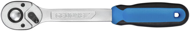 cliquet réversible à levier 1993 U-10 T 1/2 po. poignée bicomp. 48 dents L. 270 ; Gedore (6142620)