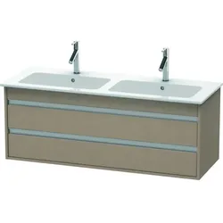Duravit Ketho Waschtisch-Unterschrank KT643207575 127x47,5x48cm, 2 Schubkästen, wandhängend, leinen