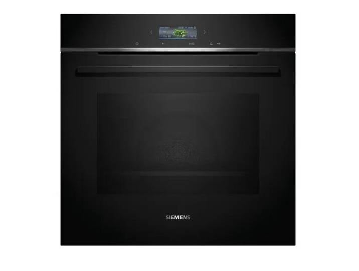 SIEMENS Backofen iQ700 HB732G1B1 Einbau-Backofen, Schwarz, Edelstahl, EEK: A+, mit Teleskopauszug nachrüstbar, HB732G1B1 Einbau-Backofen, Schwarz, Edelstahl, EEK: A+