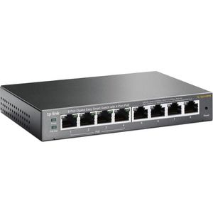 TP-Link Switch TL-SG108PE, managed, 8-Port, 1 Gbit/s, 4x PoE+