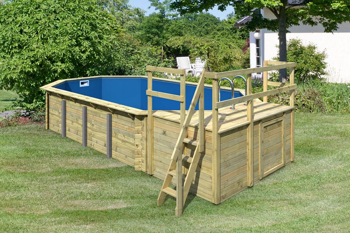 KARIBUHOLZT Pool Modell 5C Variante C 400x700cm 16927888