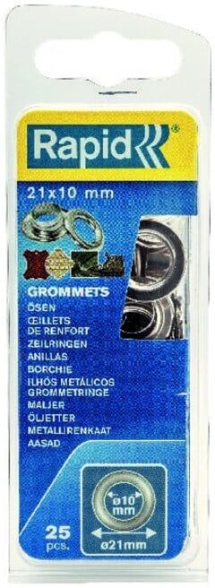 Rapid agrafes avec anneau - 21 x 10 mm 25 pcs blister (5000412)