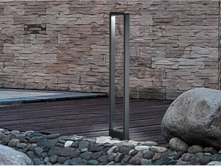 Trio Leuchten - Modern Moderner rechteckiger Gartenpfahl anthrazit inkl. LED - Reno I Außenbeleuchtung - Aluminium Rechteckig - I (nicht austauschbare) LED