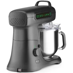 Hendi Planetenrührer Blackbolt PRO,, 7L, Schwarz, 220-240V/800W, 470x263x(H)413mm, Küchenmaschine, Schwarz