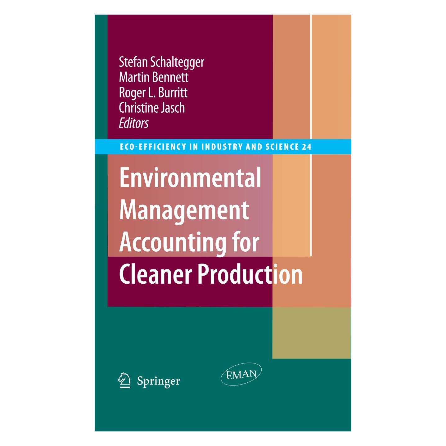 Springer Environmental Management Accounting for Cleaner Production (Englisch, Hardcover, Christine Jasch, Martin Bennett, Roger L. Burritt, Stefan Schaltegger) (9781402089121)