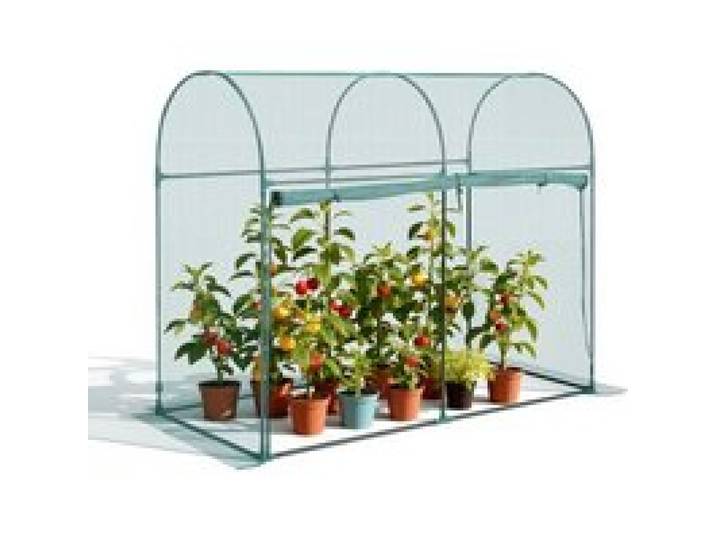 VEVOR Cage à Culture Jardin 1,8x0,91x1,5 m Cage à Plantes avec Porte Zippée pour Tomates, Filet Anti Oiseaux Résistante au Vent Filet de Protection de Plantes Couverture de Potager Surélevé Extérieur