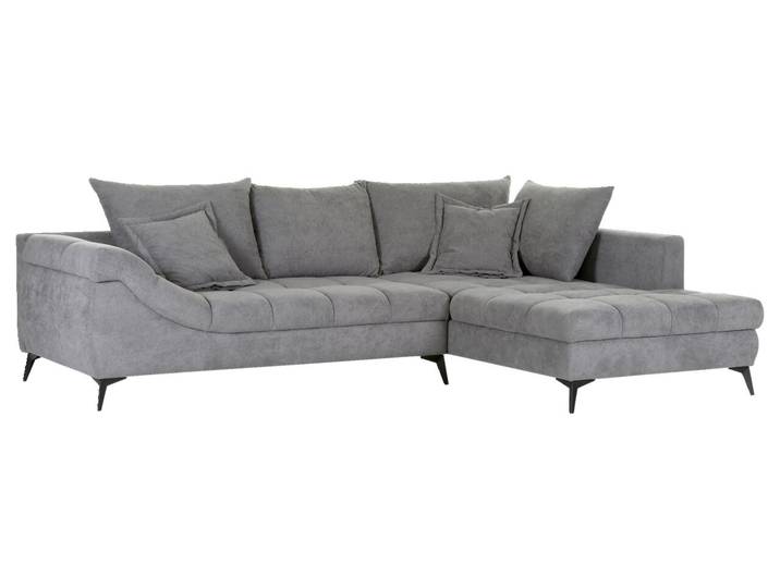 Stylife Ecksofa VIDA, grau, Stoff