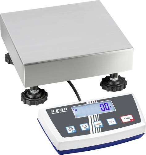 Kern Plattformwaage DS 10K0.1S+C kalibriert (DAkkS-akkreditiertes Labor) Wägebereich (max.) 10kg Ablesbarkeit 0.1g über