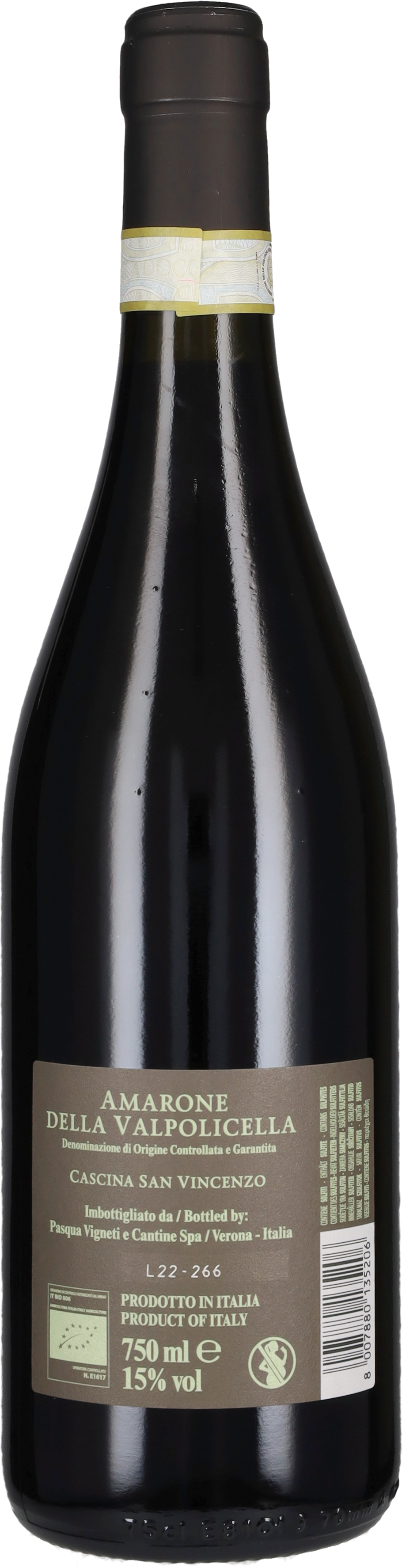 Pasqua Vini Amarone 'Cascina San Vincenzo' Pasqua 2017
