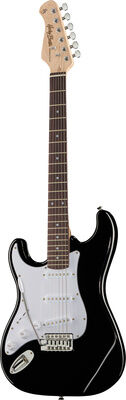 Harley Benton ST-20LH BK Standard Series Noir haute brillance