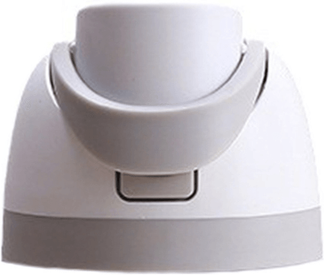 Inspired Deals Leak Proof Replacement Lid For Owala FreeSip Bottle One Button Open Cap With Carry Loop white