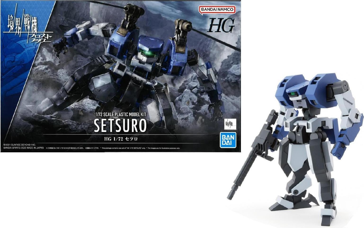 Bandai AMAIM Warrior at the borderline HG 1/72 Setsuro modelbouwset