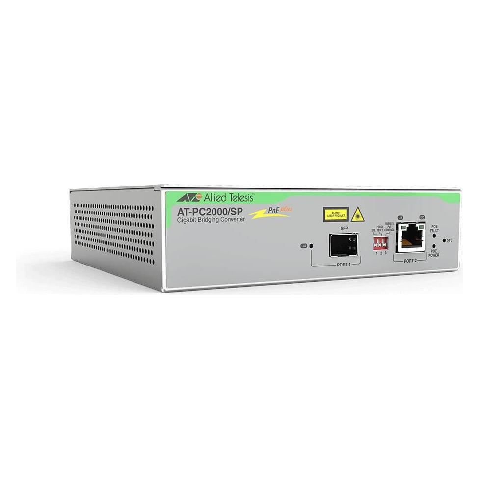 Allied Telesis POE+ MC 1*TX TO1* SFP (AT-PC2000/SP-60)