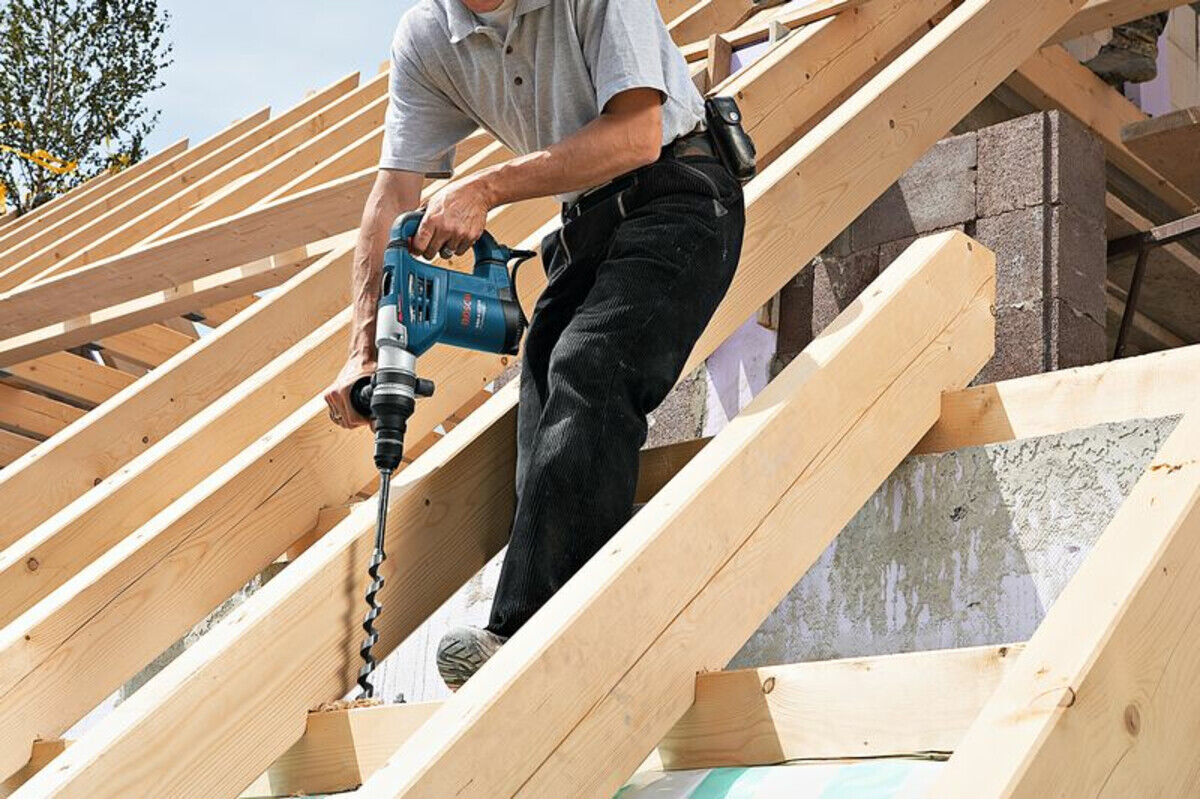 Bosch Bohrhammer mit SDS plus GBH 4-32 DFR L-BOXX Schnellspannbohrfutter (0611332104)
