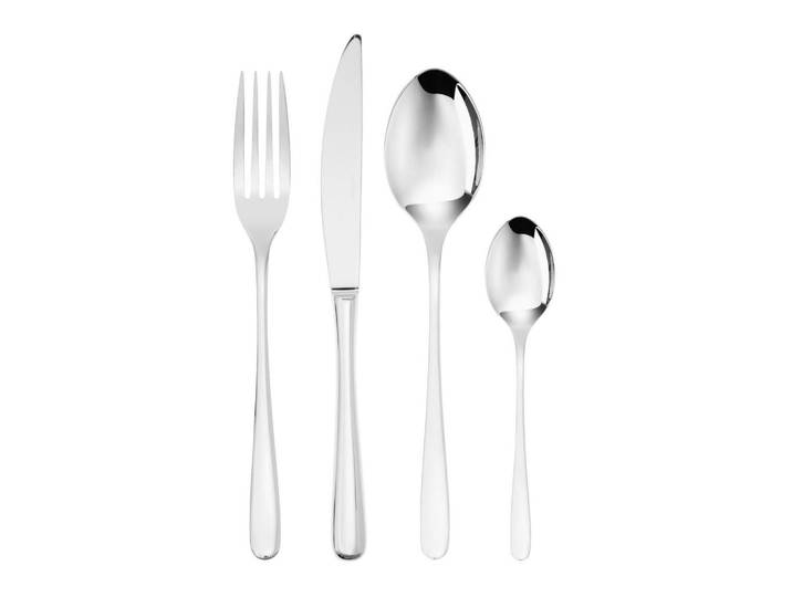 Sambonet Besteck-Set, Silberfarben, Metall, 24-teilig, 32.7x5x30.3 cm, DIN EN ISO 14001, DIN EN ISO 50001, DIN EN ISO 9001, rostfrei, Besteck, Besteck-Sets