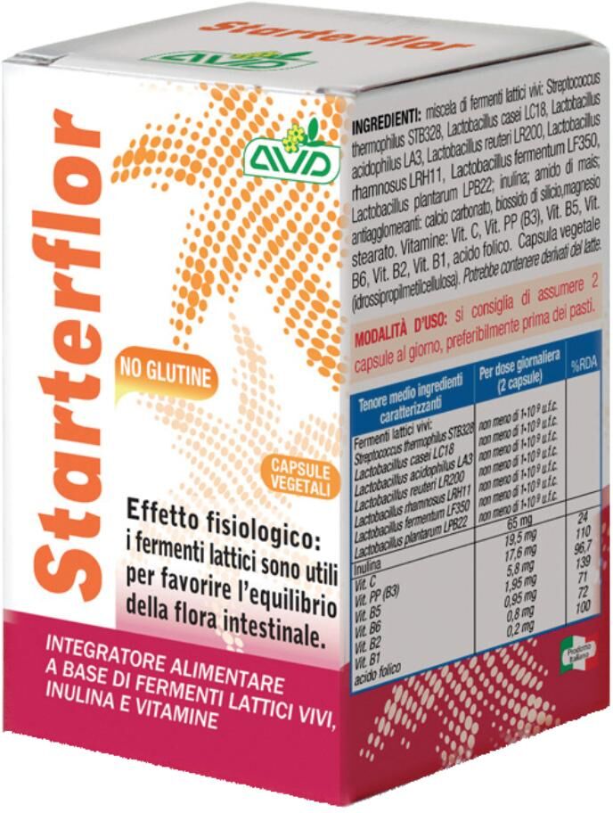 A.V.D. REFORM Srl StarterFlor 10 g, 25 Capsule