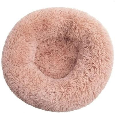 Uplift Essentials Cloud Comfort Anti Anxiety Round Pet Den khaki 32 In