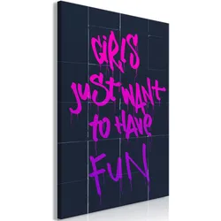 KUNSTDRUCK Schwarz 60/90 cm