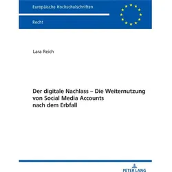 Reich:Der digitale Nachlass, Fachbücher von Lara Reich