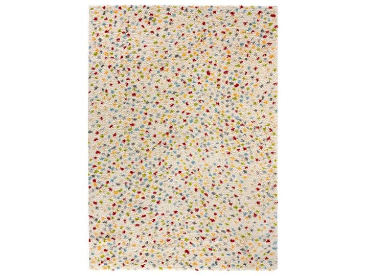 Tapis shaggy moderne beige/multicolore 160x230 cm
