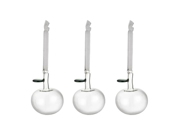 Iittala Pommes en verre Iittala Lot de 3 Transparent
