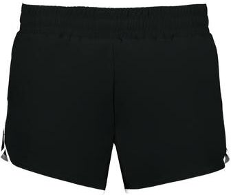 Holloway 223328 Women's DOUBLE COURT SHORTS in Black size Large   Polyester Blend
