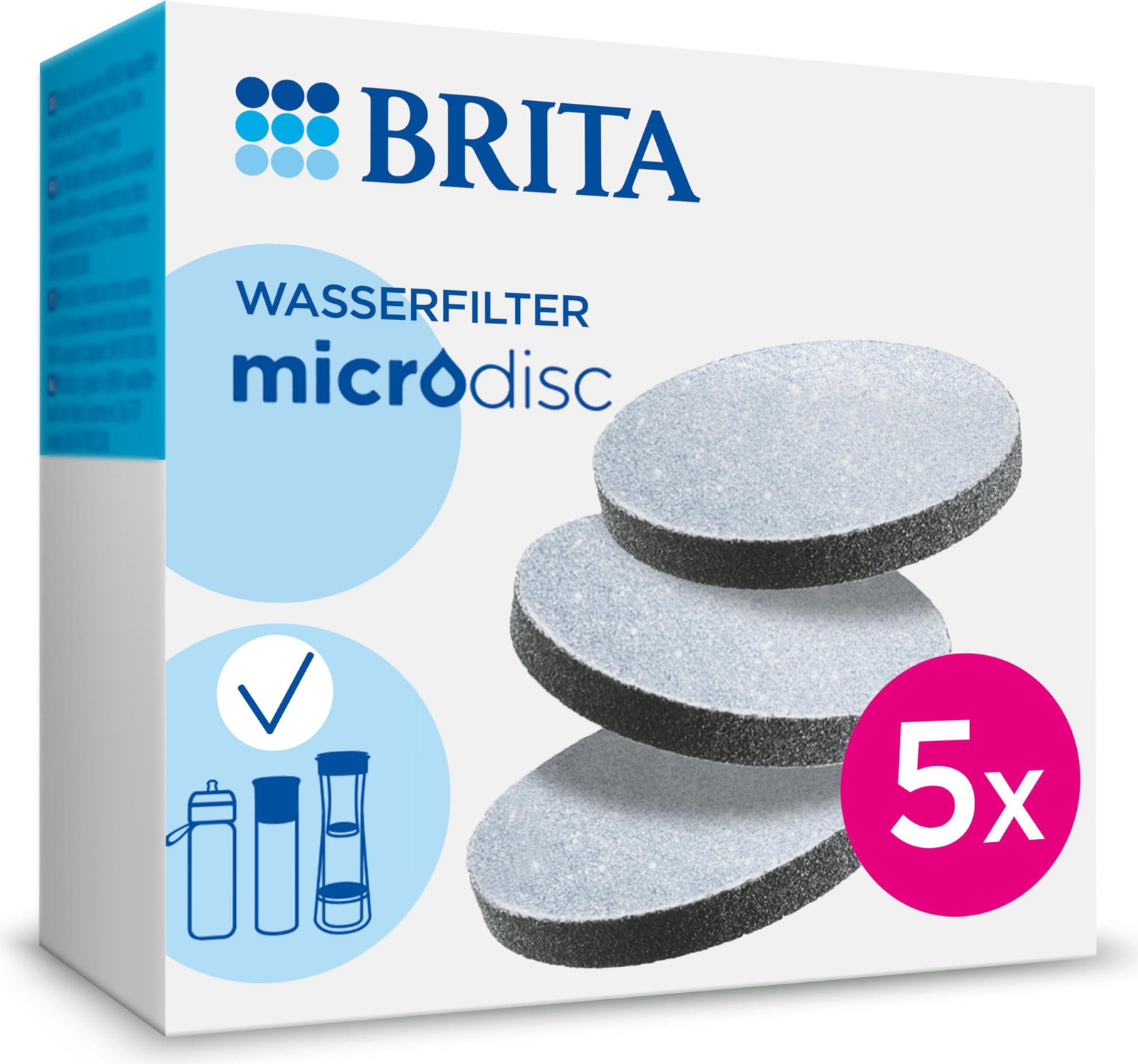 Brita MicroDisc Waterfilterpatroon, 5 stuks