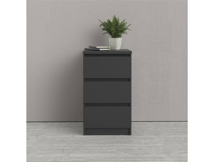 Kommode HOME AFFAIRE Naia , schwarz, B:40,4cm H:70,1cm T:50cm, Holzwerkstoff, Sideboards, Kommode, Elegante und modernes Sideboard mit 3 geräumigenSchubladen
