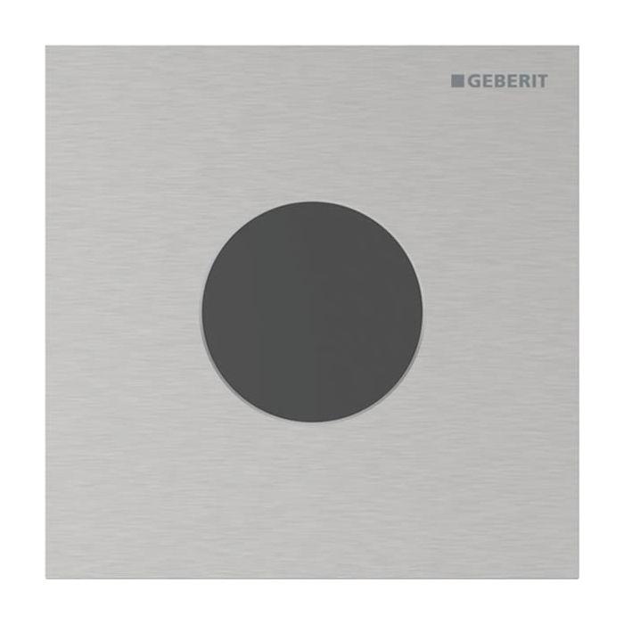 Geberit Typ 40 Urinal-Steuerung 116034FW1 elektronisch, Batteriebetrieb, Round, gebürstet, easy-to-clean-beschichtet