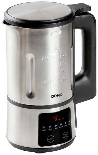 DOMO My Soup Express DO727BL Suppenbereiter Edelstahl, Schwarz