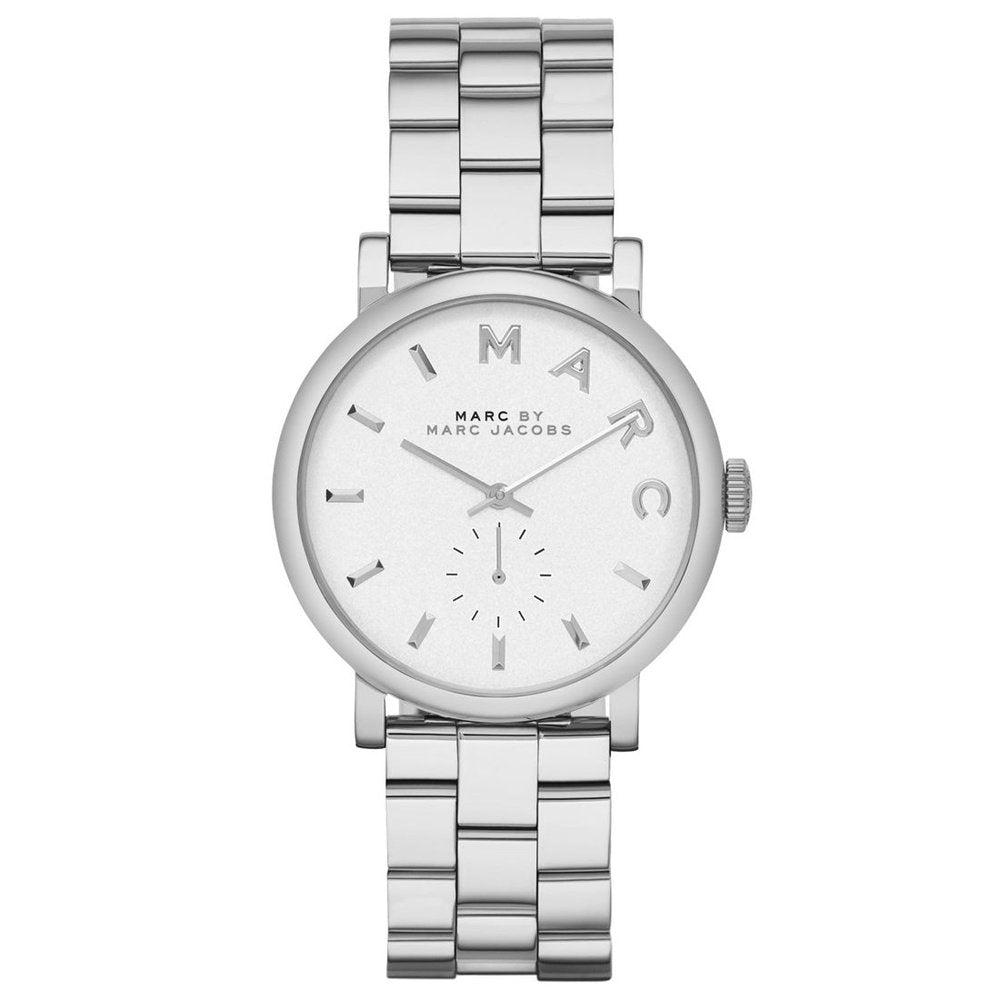 Marc Jacobs MBM3242 Baker zilver dameshorloge