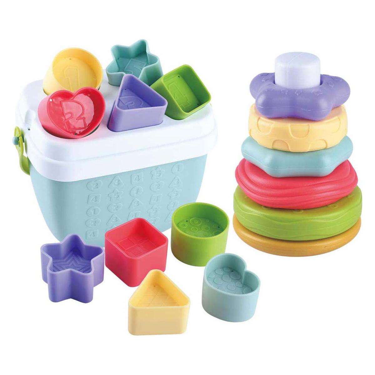 Play Biobased Formsortier- und Stapelspielzeug, 19-tlg. (57290707)