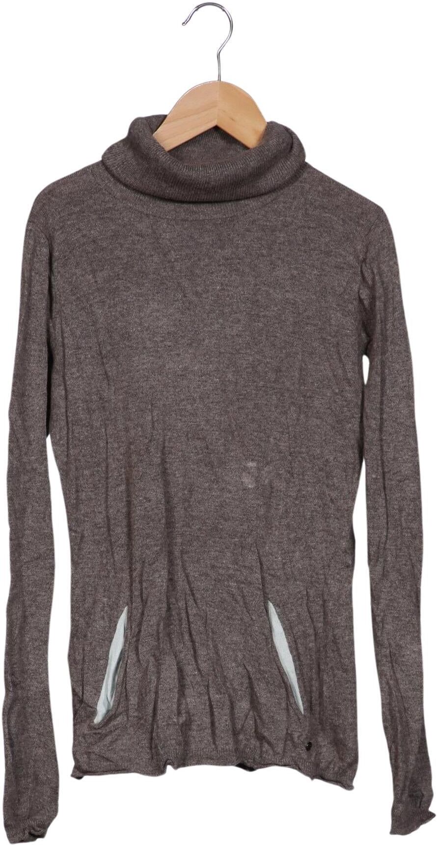 Barbara Becker Damen Pullover, Grau, Gr. EU 36, Wolle / Viskose / Synthetik - Second Hand