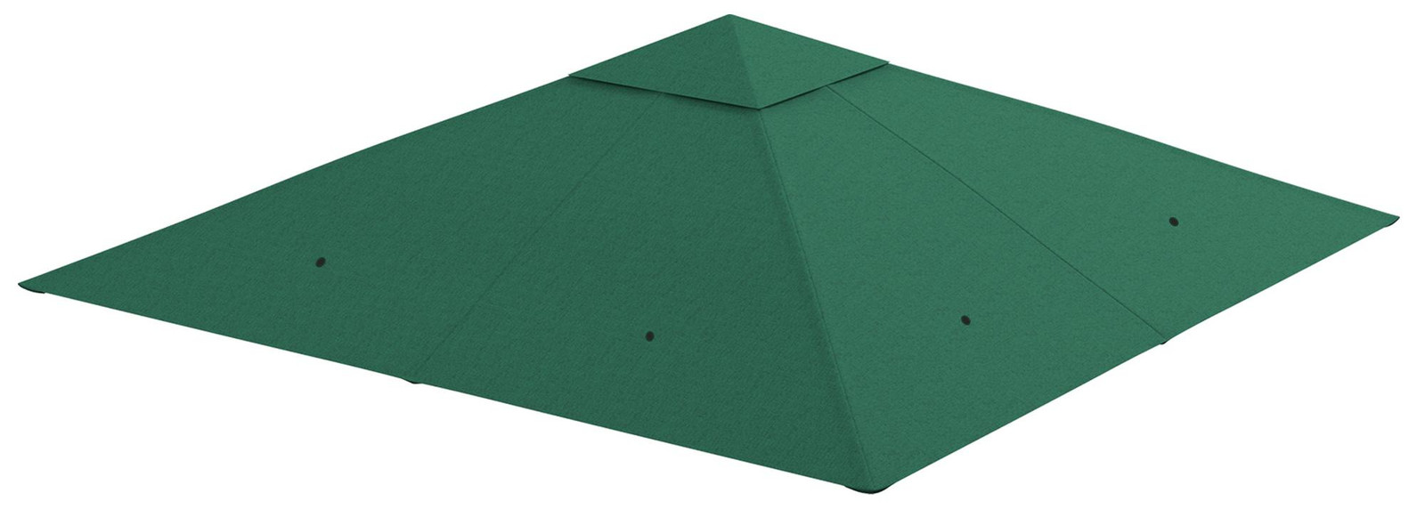 Outsunny Vervangend paviljoendak van polyester, groen, 3x3 meter